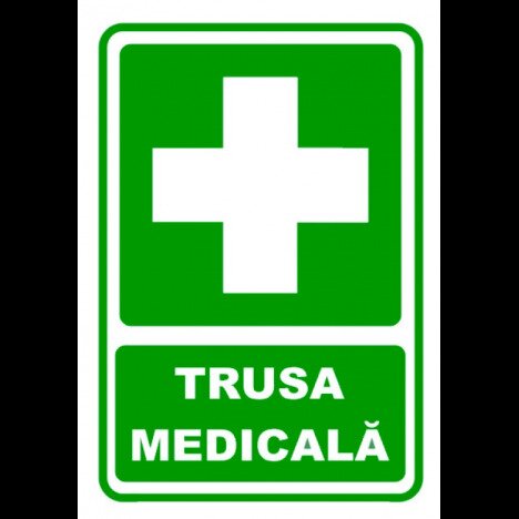 Semn pentru trusa medicala